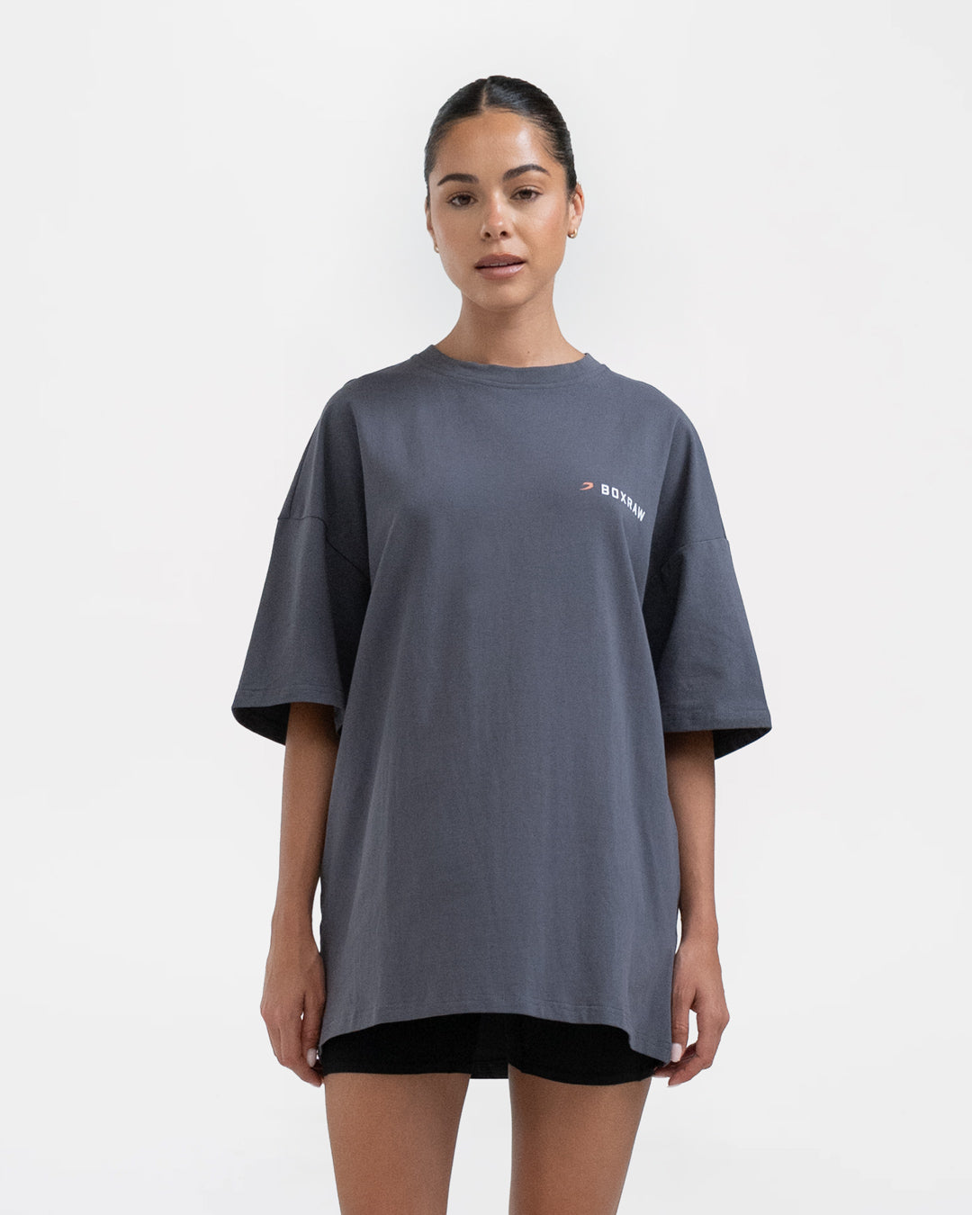 We Don't Play Boxing Oversized T-Shirt - Charcoal