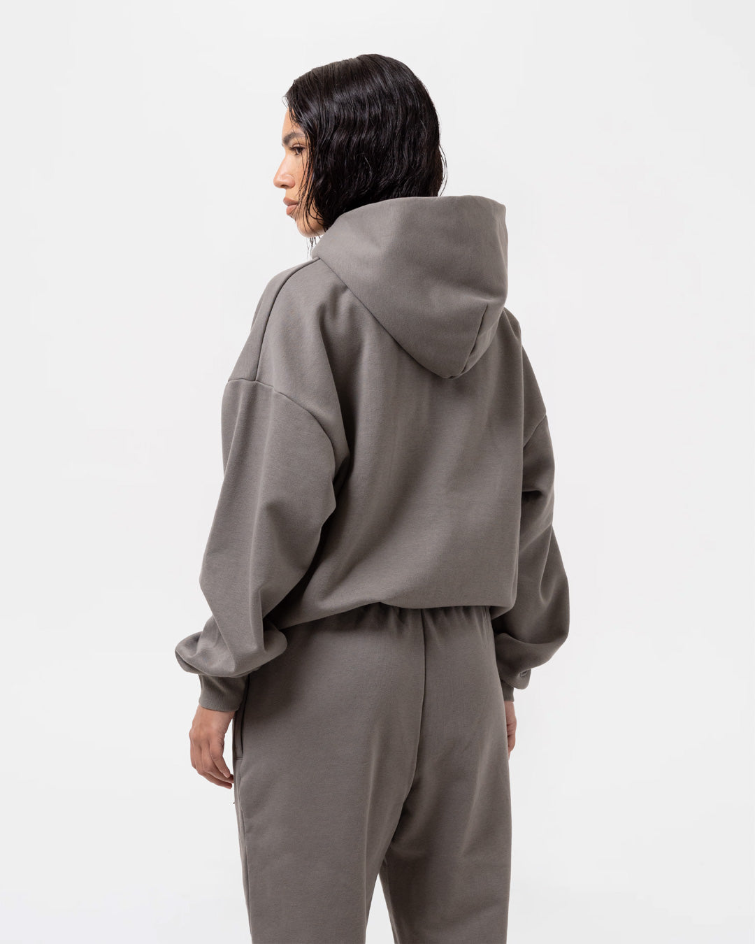 East Street Zip Up Hoodie - Distressed Grey