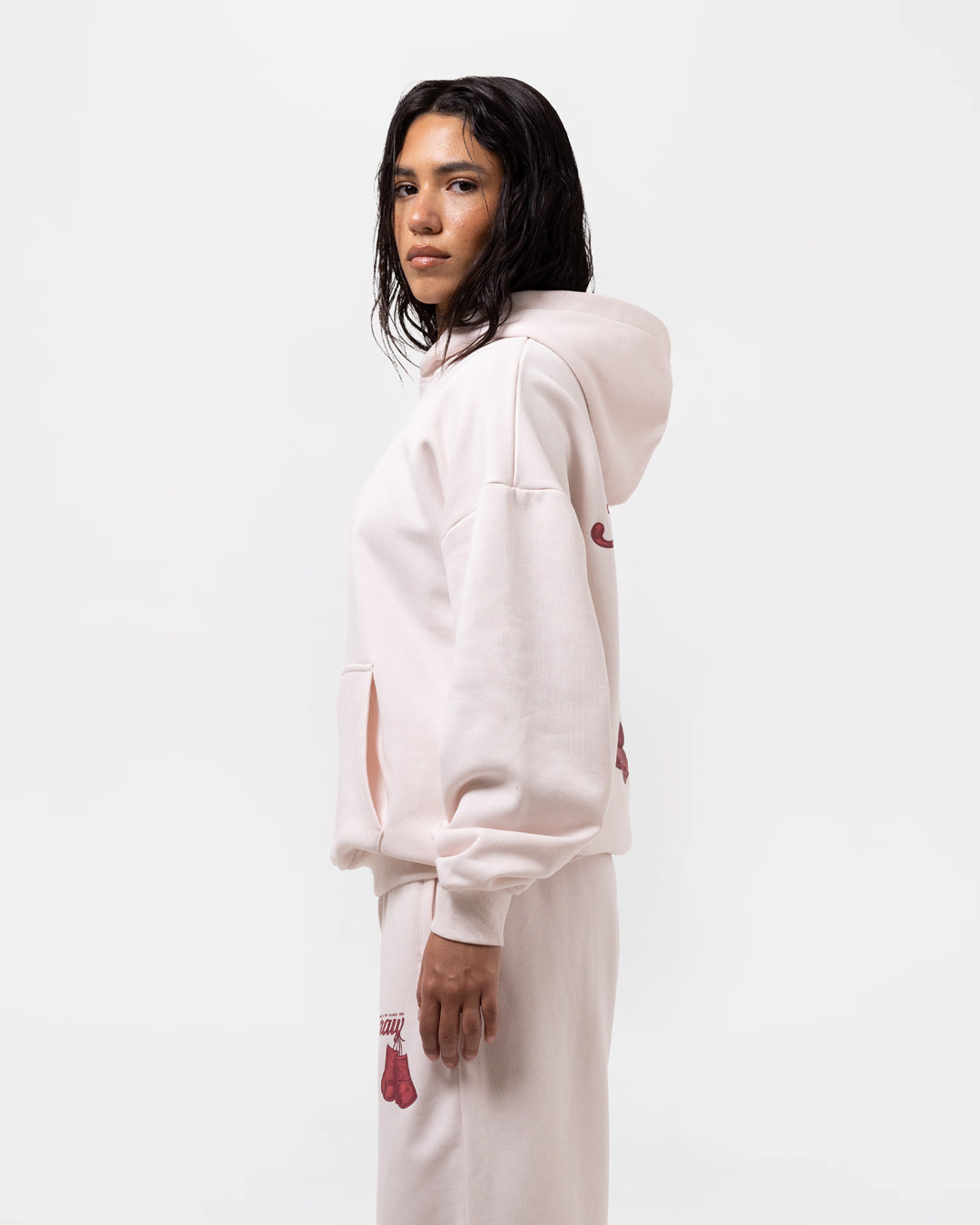 Established Oversized Hoodie - Pink