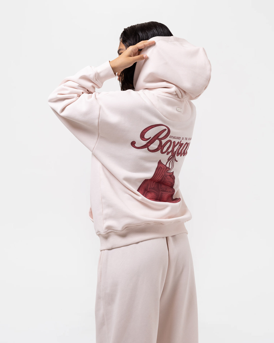 Established Oversized Hoodie - Pink