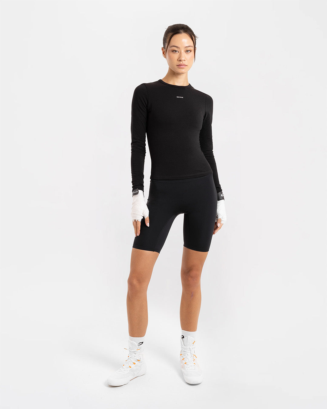 Annie Long Sleeve T-Shirt - Black