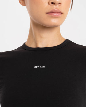 Annie Long Sleeve T-Shirt - Black