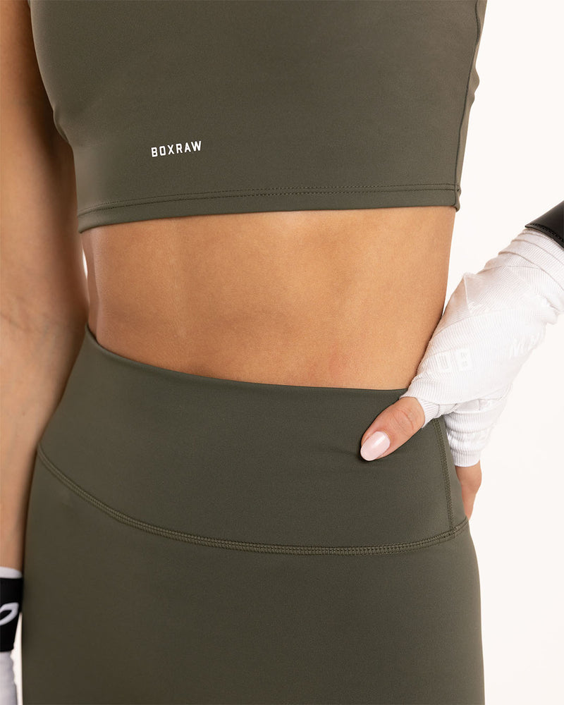 Annie Tank Bra - Dark Olive