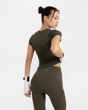 Annie T-Shirt - Dark Olive