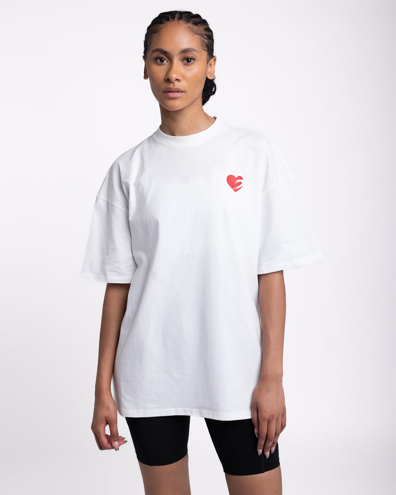 Boxing is Love Oversized T-Shirt - White