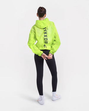 Genaro Zip Up Windbreaker - Neon Yellow