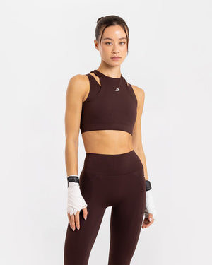 Jackie Sports Bra - Heritage Brown