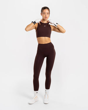 Jackie Sports Bra - Heritage Brown