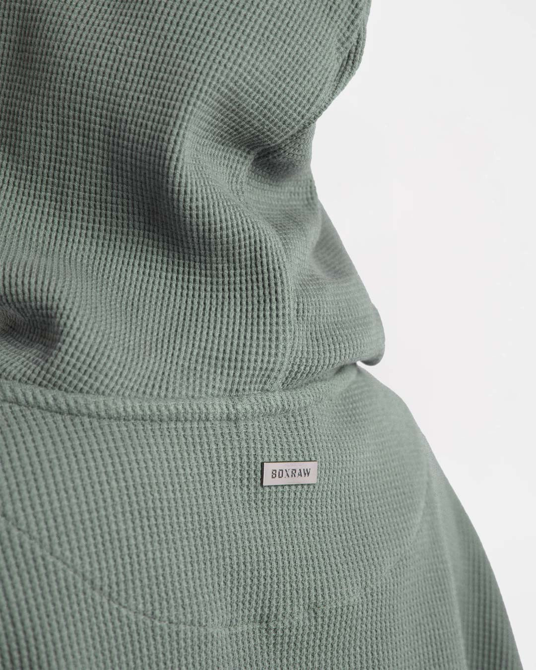 Shirley Waffle Hoodie - Green