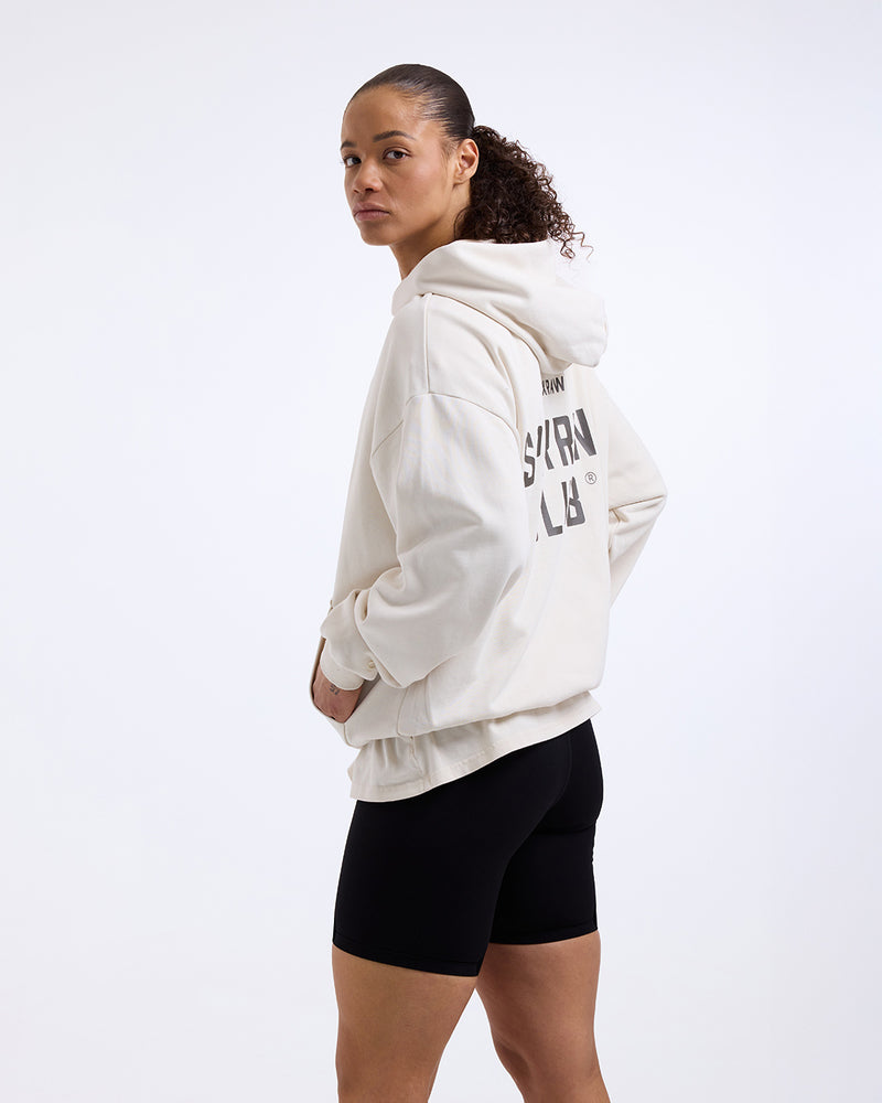 Sparring Club Oversized Hoodie - Washed Beige