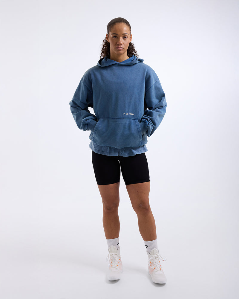 Sparring Club Oversized Hoodie - Washed Baby Blue