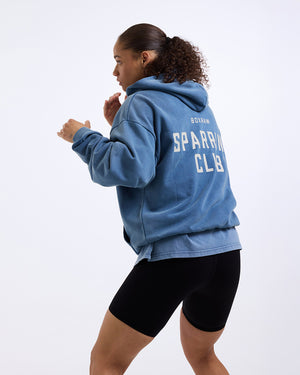 Sparring Club Oversized Hoodie - Washed Baby Blue