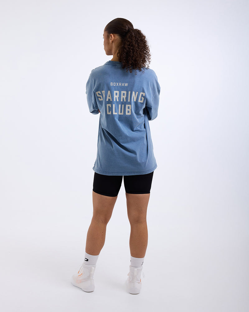 Sparring Club Oversized T-Shirt - Washed Baby Blue