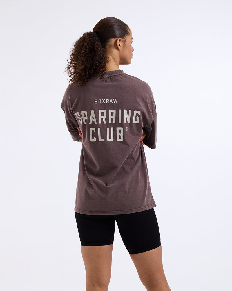 Sparring Club Oversized T-Shirt - Washed Brown