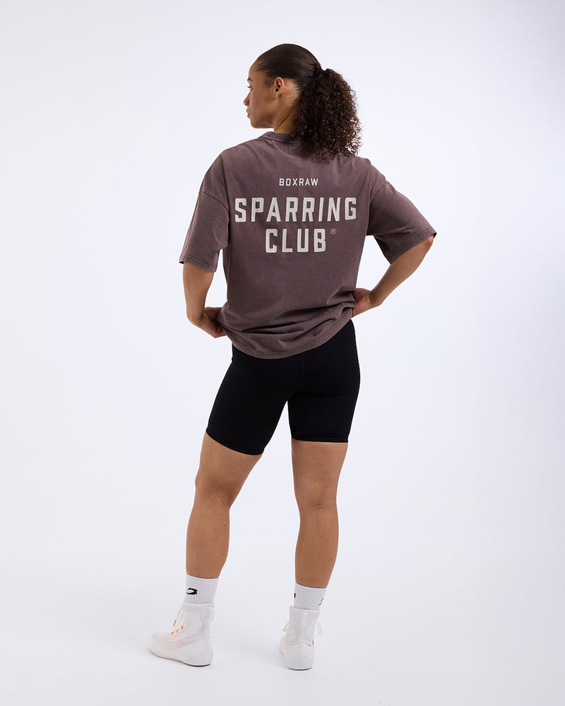 Sparring Club Oversized T-Shirt - Washed Brown