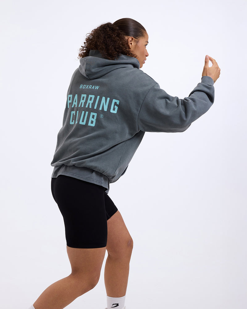 Sparring Club Oversized Hoodie - Washed Charcoal