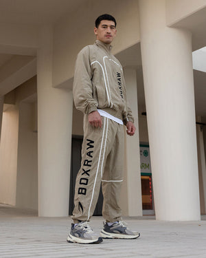 Bivol x BOXRAW Track Jacket - Taupe Beige