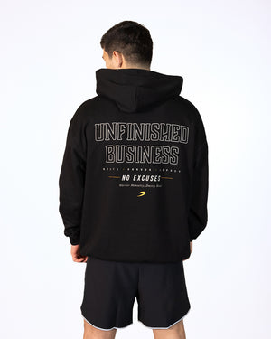 Bivol x BOXRAW Unfinished Business Oversized Hoodie - Black