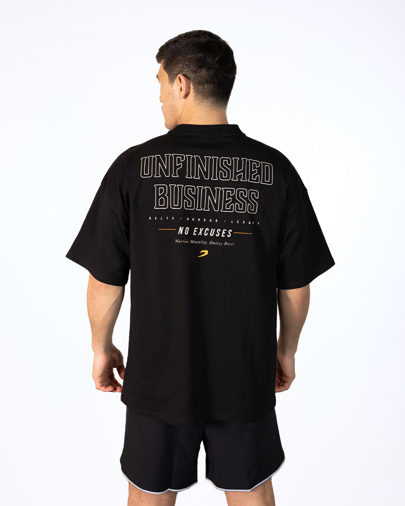 Bivol x BOXRAW Unfinished Business Oversized T-Shirt - Black