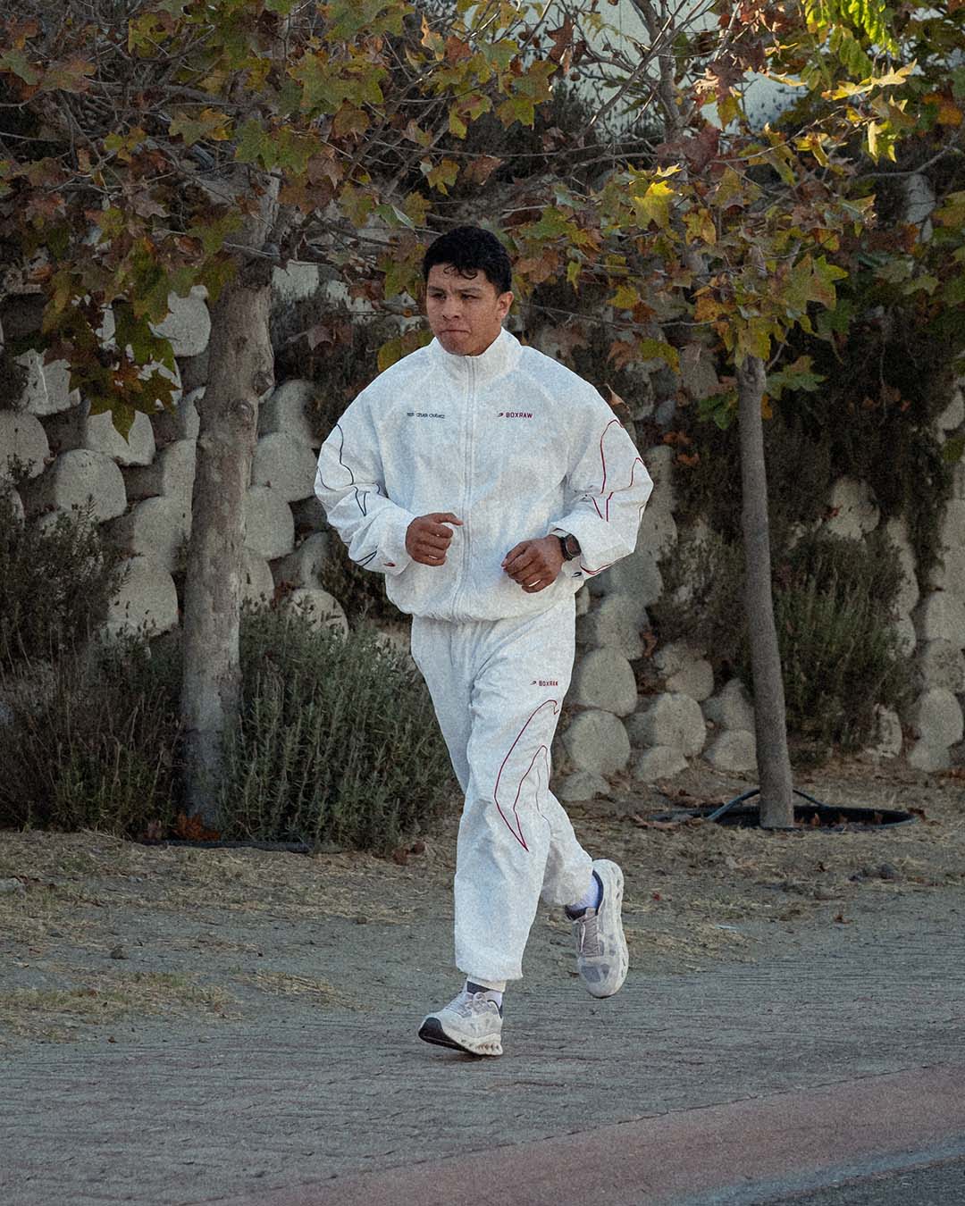 Chávez x BOXRAW Track Bottoms - White
