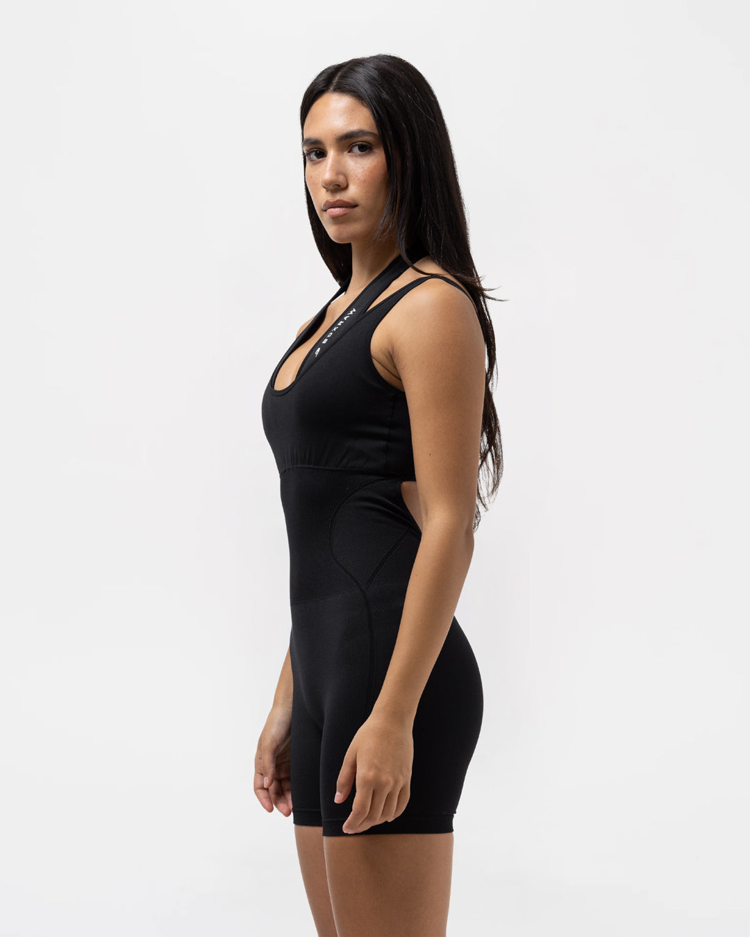 Giselle Seamless Double Layer Unitard - Black