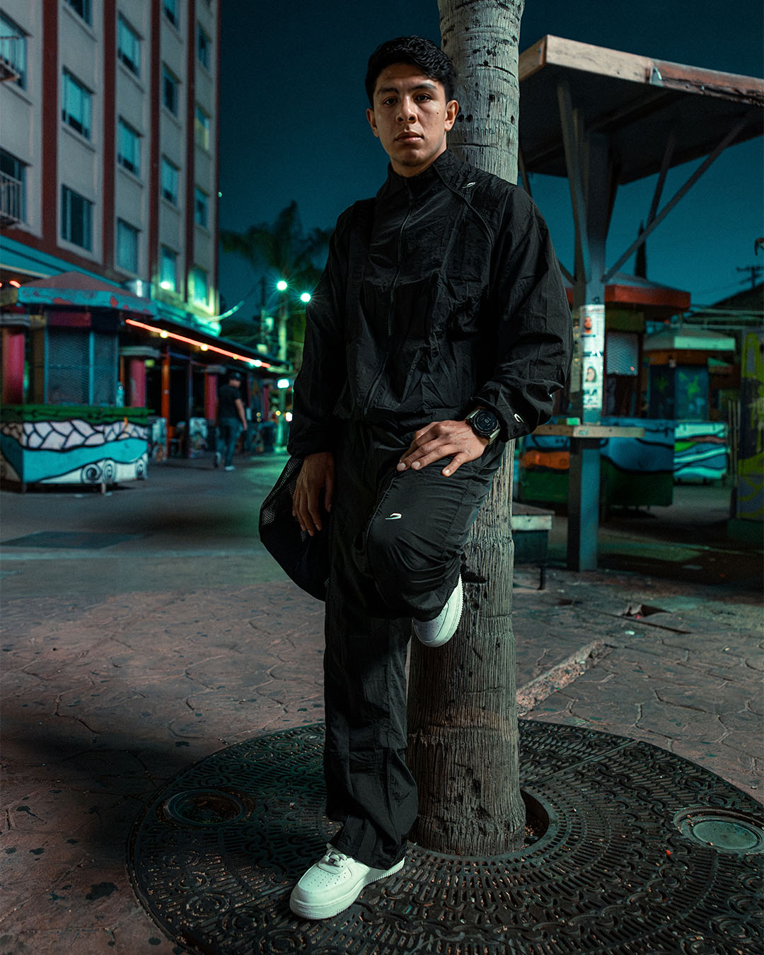 Graziano Track Bottoms - Black