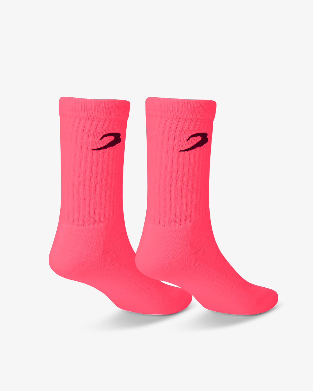BOXRAW Crew Socks (3 Pairs) - Neon Pink