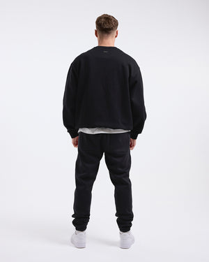 Johnson Oversized Sweatshirt - Black