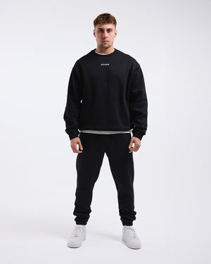 Johnson Oversized Sweatshirt - Black