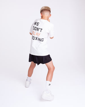 We Don't Play Boxing T-Shirt - White