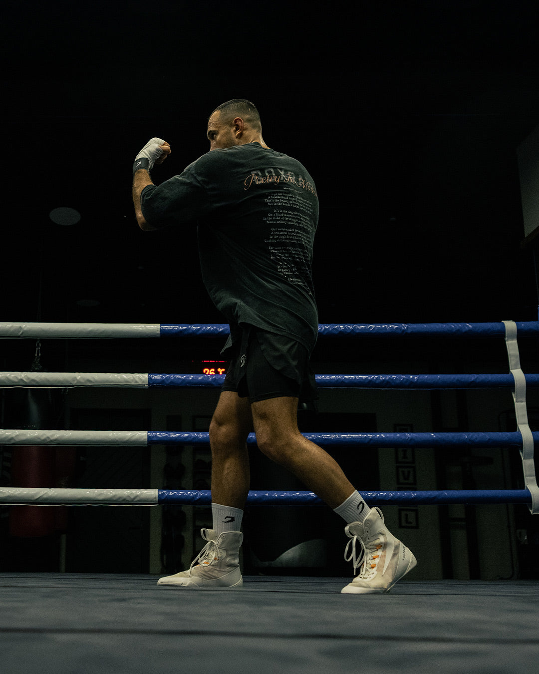 Poetry In Motion Oversized T-Shirt - Washed Black