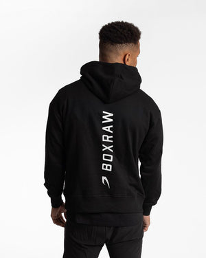 Lineal Oversized Hoodie - Black