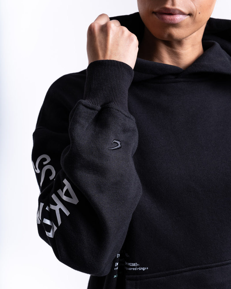 Make 'Em Miss Oversized Hoodie - Black