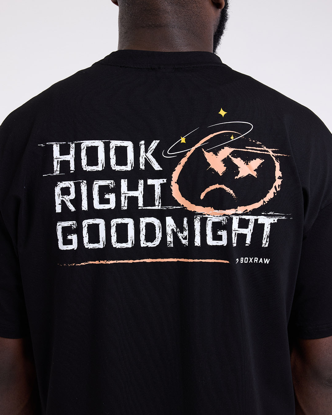 Hook Right Goodnight Oversized T-Shirt - Black