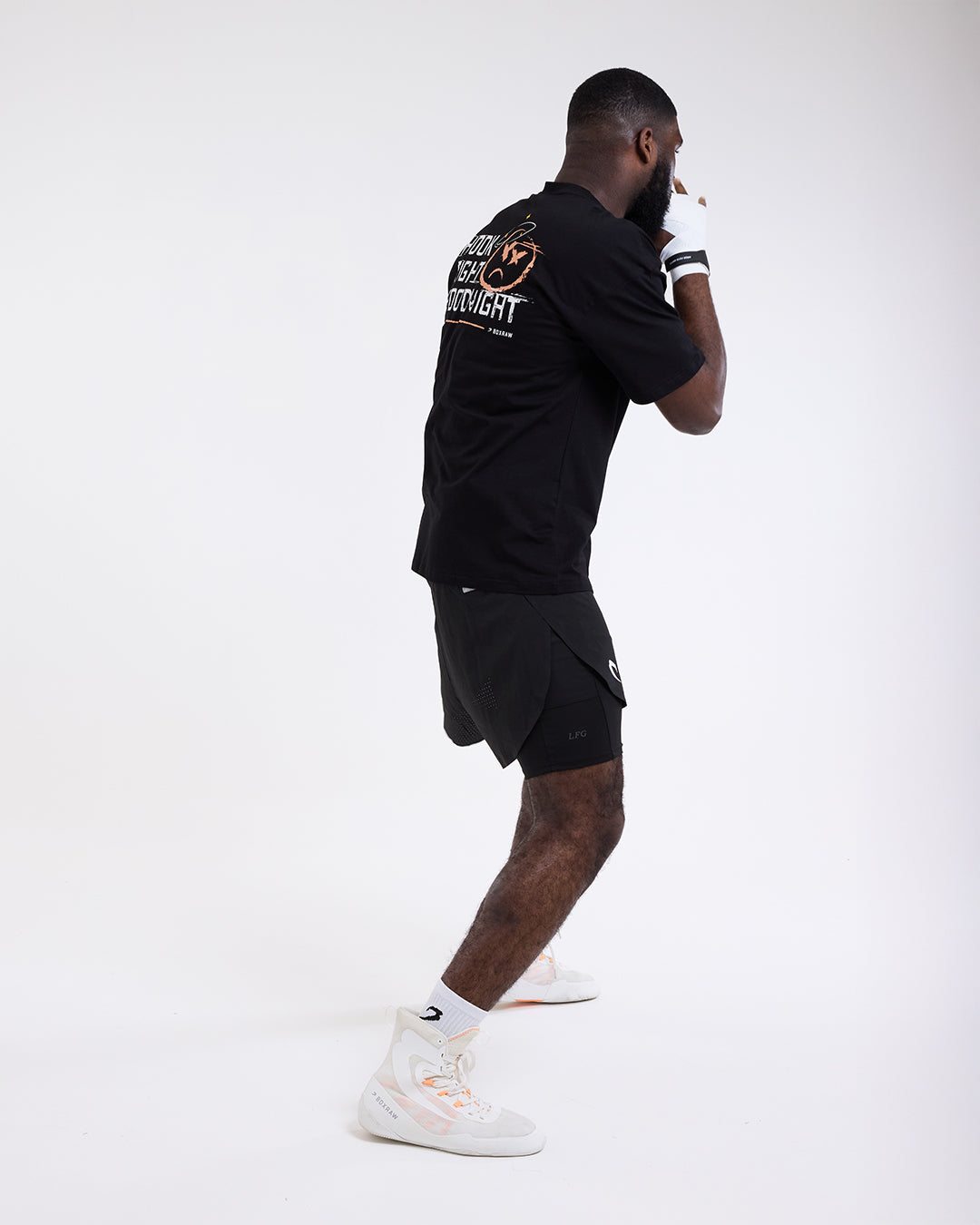 Hook Right Goodnight Oversized T-Shirt - Black