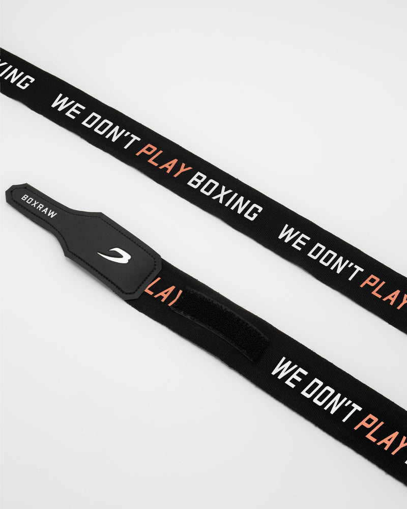 180" We Don't Play Boxing Hand Wrap - Black