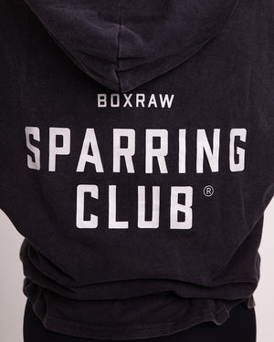 Sparring Club Oversized Hoodie - Washed Black