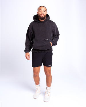 Sparring Club Oversized Hoodie - Washed Black