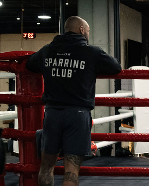 Sparring Club Oversized Hoodie - Washed Black