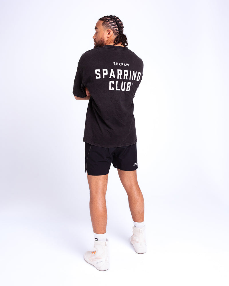 Sparring Club Oversized T-Shirt - Washed Black