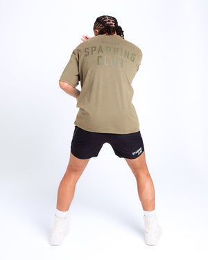 Sparring Club Oversized T-Shirt - Washed Olive