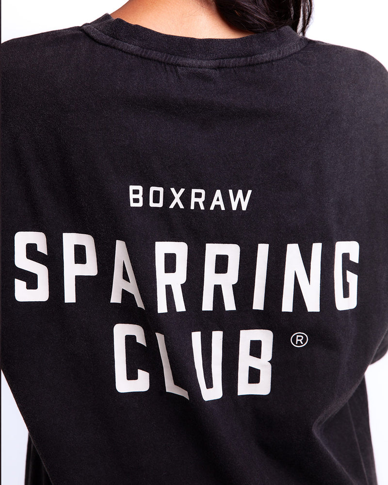 Sparring Club Oversized T-Shirt - Washed Black