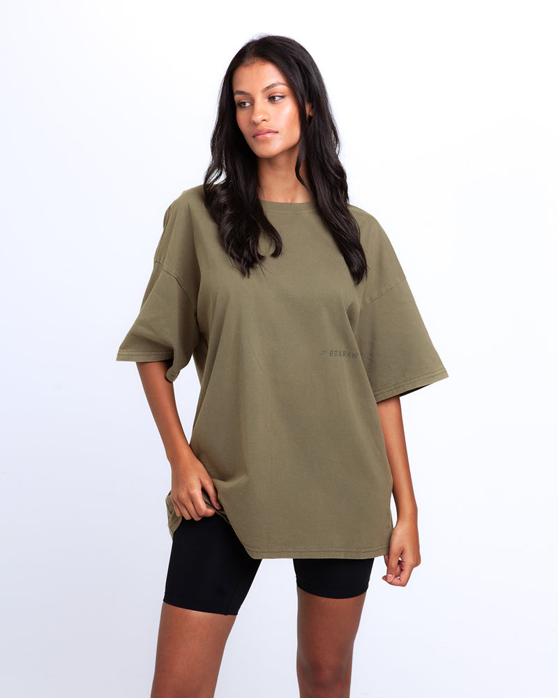 Sparring Club Oversized T-Shirt - Washed Olive