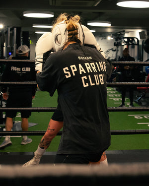 Sparring Club Oversized T-Shirt - Washed Brown