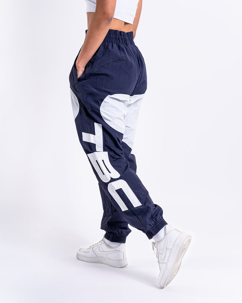 TBC x BOXRAW Track Bottoms - Navy/White