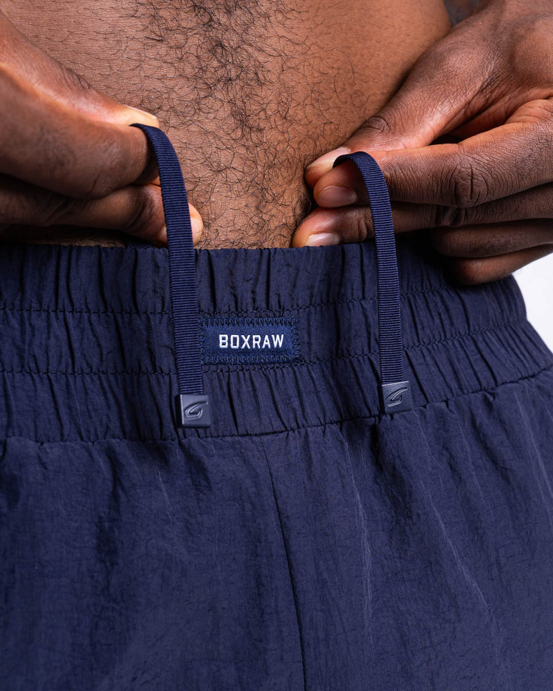 TBC x BOXRAW Track Bottoms - Navy/White