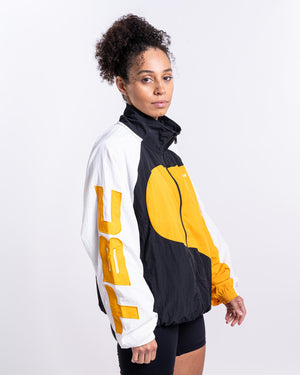 Women's TBC x BOXRAW Track Jacket - Black/White/Orange | Women's