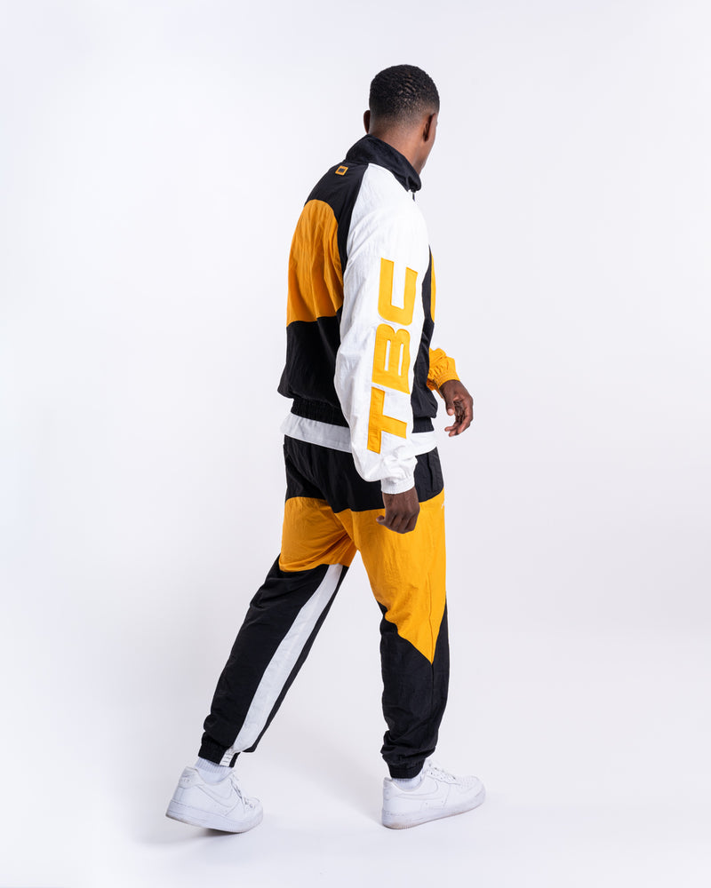 TBC x BOXRAW Track Jacket - Black/White/Orange