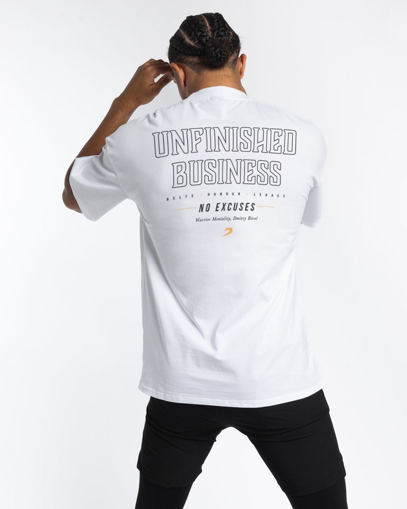 Bivol x BOXRAW Unfinished Business Oversized T-Shirt - White