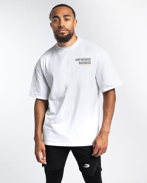 Bivol x BOXRAW Unfinished Business Oversized T-Shirt - White